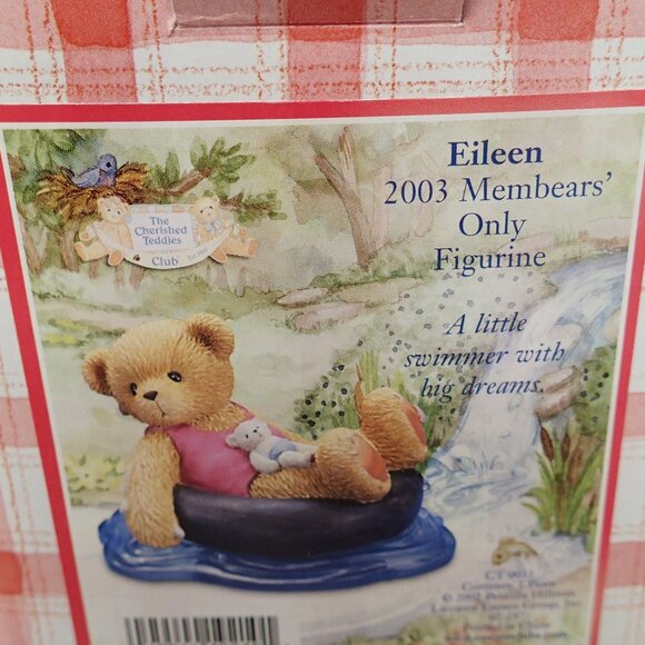 Cherished Teddies Eileen 2003 Membears Only Figurine - Picture 6 of 7
